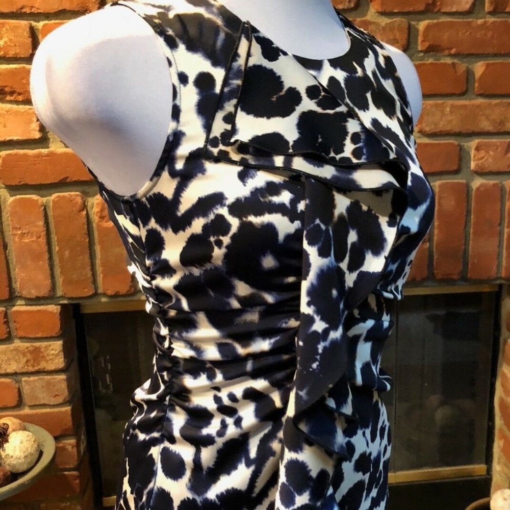 Ann Taylor Ruched Ruffled Shirt Top - Picture 7 of 9